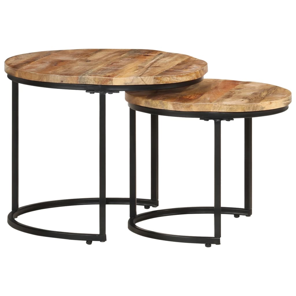 2er/3er Satztische Beistelltisch Couchtisch Sofatisch Rund Wohnzimmertisch Tisch - Bild 11 von 31