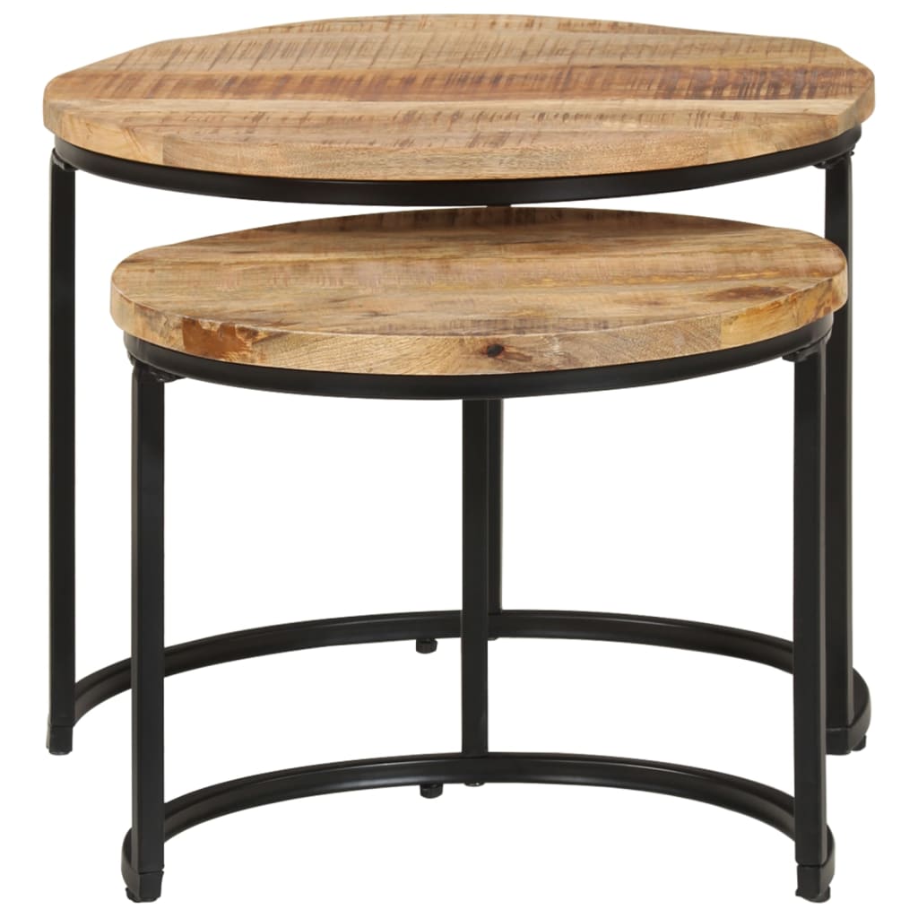 2er/3er Satztische Beistelltisch Couchtisch Sofatisch Rund Wohnzimmertisch Tisch - Bild 13 von 31