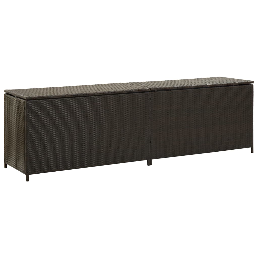Poly Rattan Gartentruhe Auflagenbox Kissenbox Gartenbox Aufbewahrungsbox Truhe - Bild 86 von 95