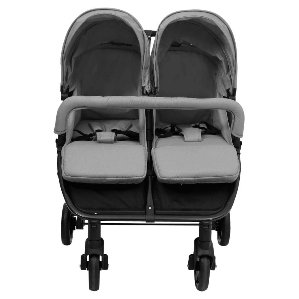 Geschwisterwagen Kinderwagen Buggy Zwillingswagen klappbar Zwillingsbuggy - Bild 5 von 24