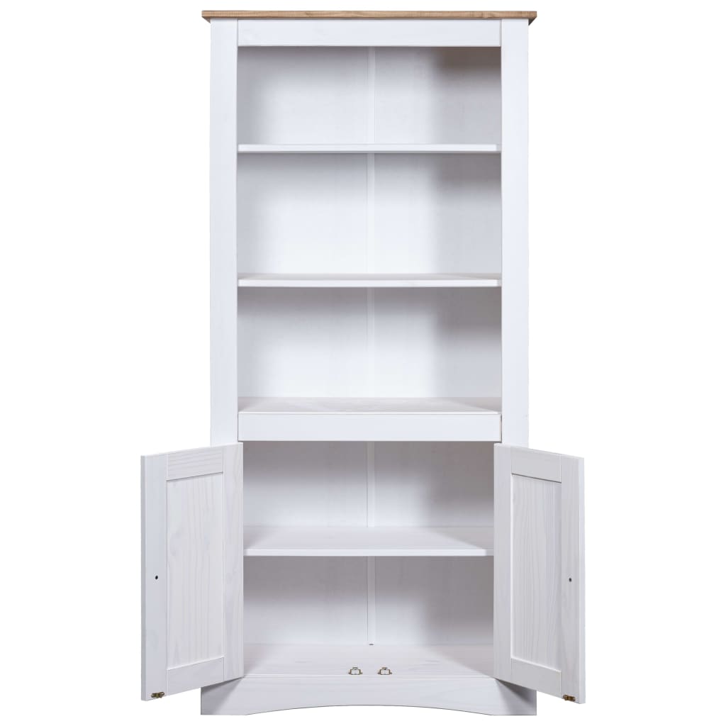 Rustic Mexican Pine Wood Corona Waxed Furniture Home White Body and Brown Top - Picture 22 of 87