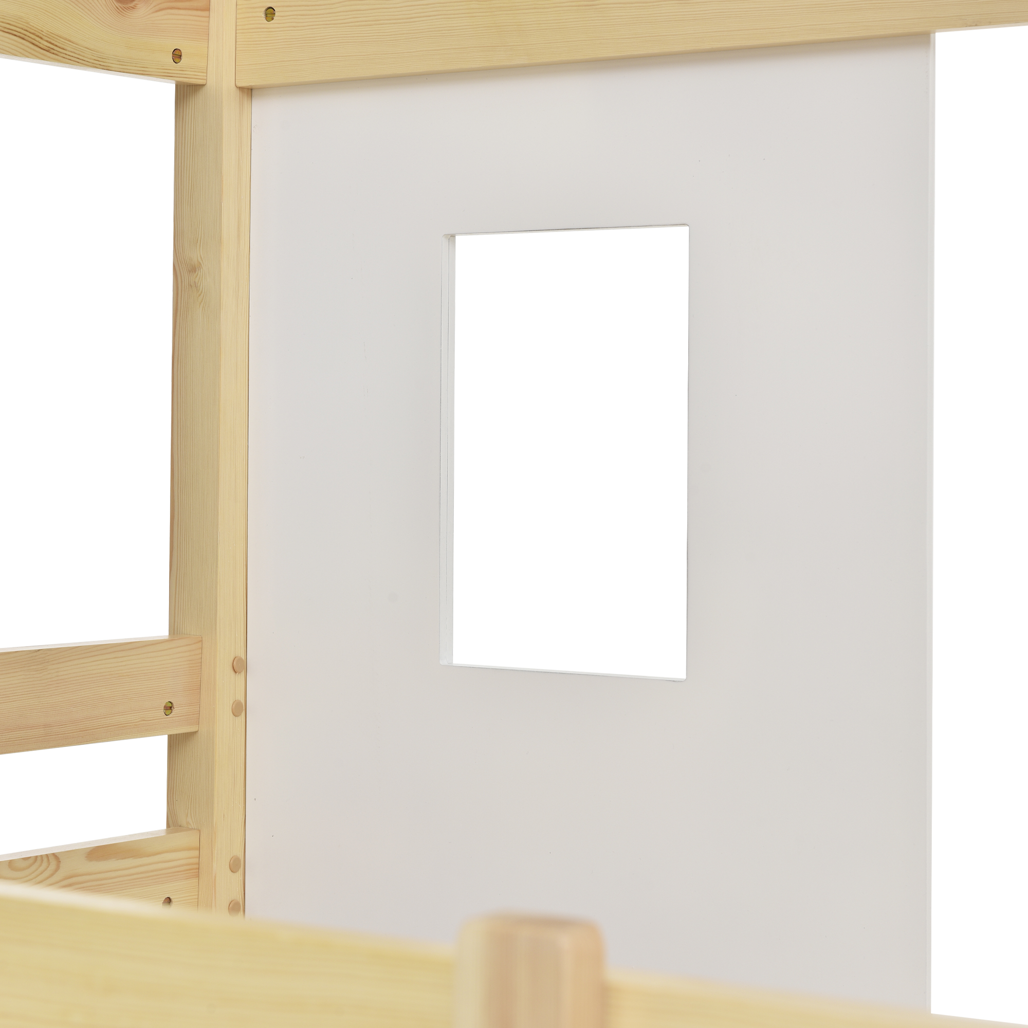 Treehouse Cabin Bed 3FT Single Bunk Bed Wooden Frame Kids Children Sleeper House - Picture 32 of 48