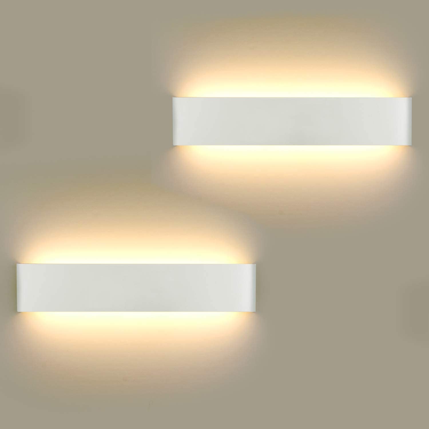 Lámpara de pared LED de 2 unidades de 16 W para interior luz ascendente lámpara de pared iluminación de escalera - Imagen 17 de 18
