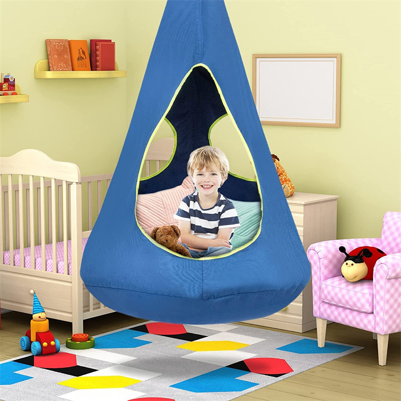 IN/Outdoor Children's Hanging Tree Tent Nest Swing Chair Hanging Hammock Chair - Picture 14 of 19