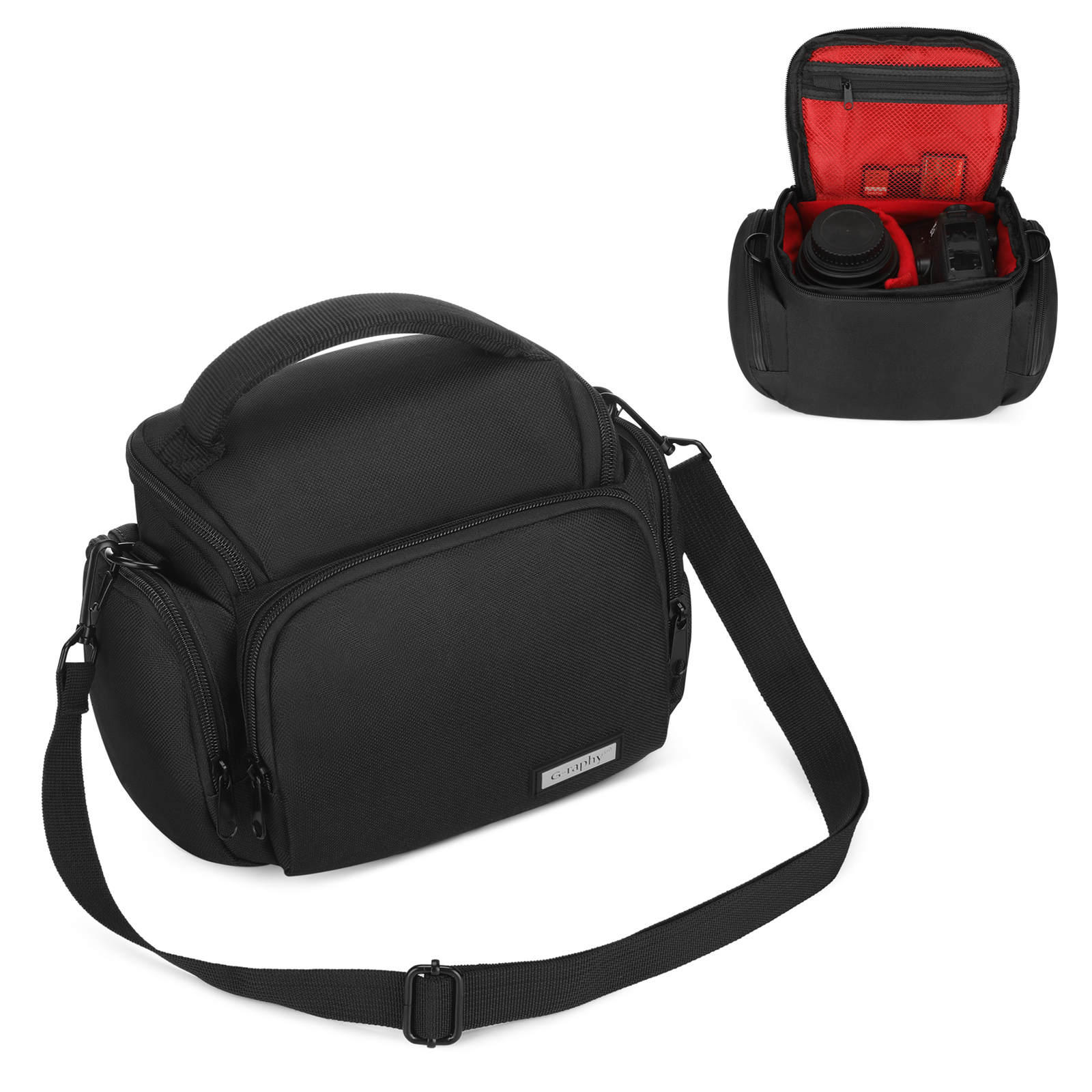 Digital Camera Shoulder Bag Waterproof Carry Case for DSLR SLR Camera Accessory - Picture 27 of 35