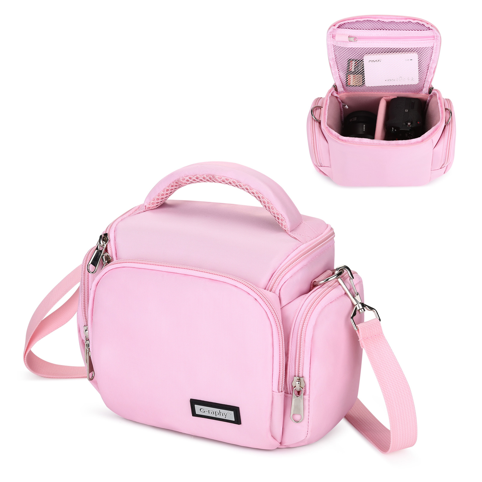 Camera Bag Case DSLR SLR Single Shoulder Bag for Canon Nikon Sony Panasonic US - Picture 17 of 53