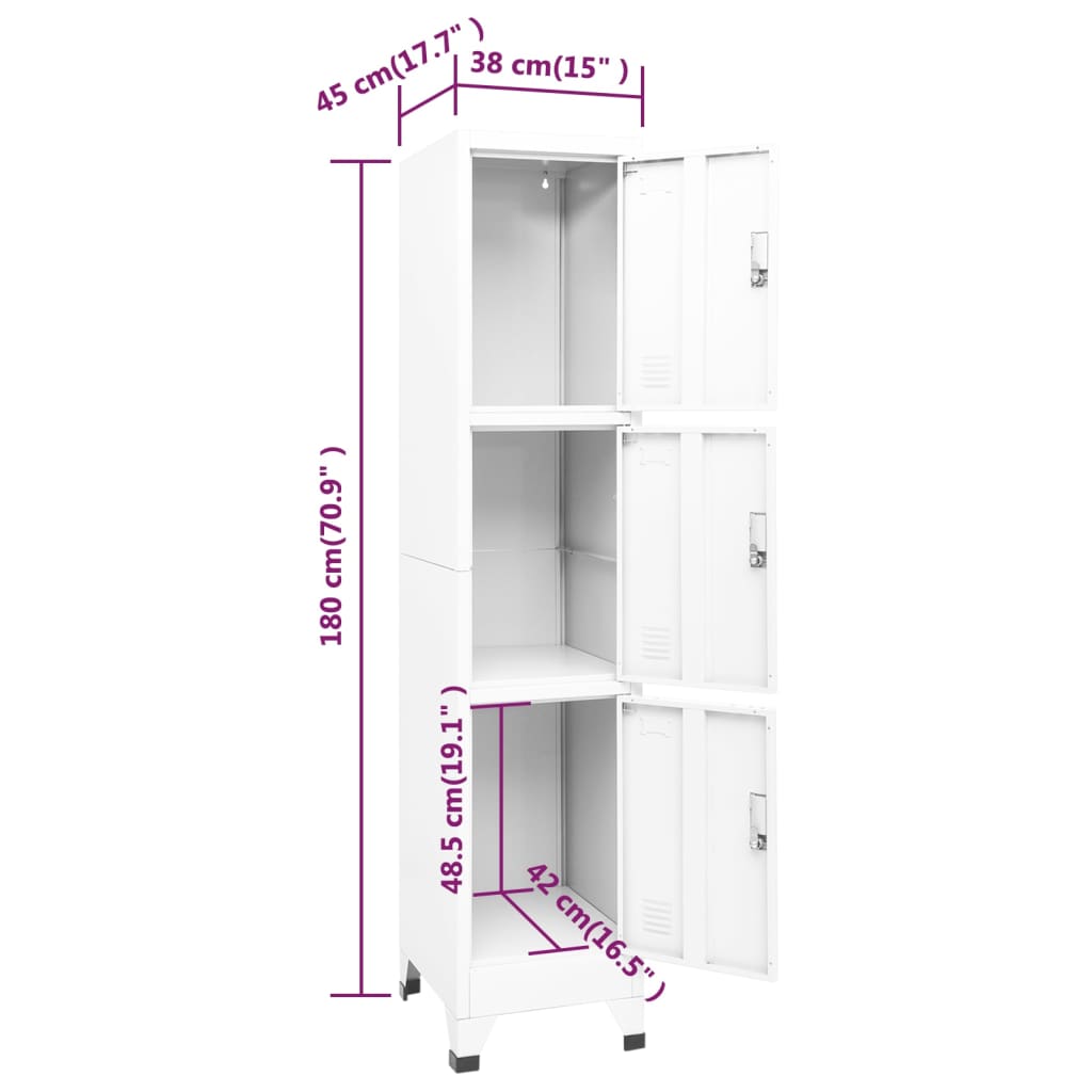 Umkleideschrank Kleiderspind Metallschrank Spind Mehrere Farben/Modelle - Bild 65 von 195
