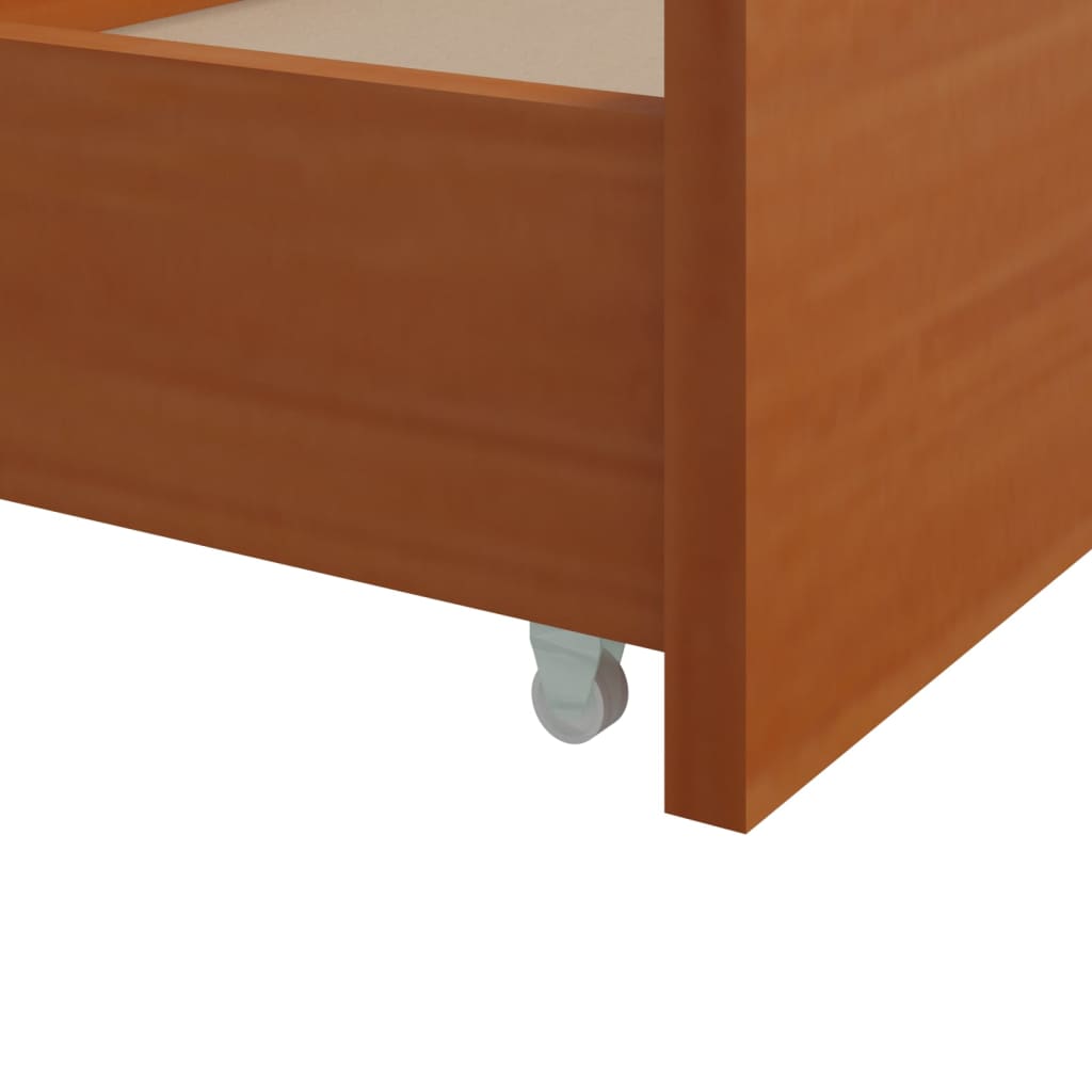 Bettgestell Tagesbett mit Schubladen Kiefer Massivholzbett Gästebett 90x200 cm - Bild 18 von 46