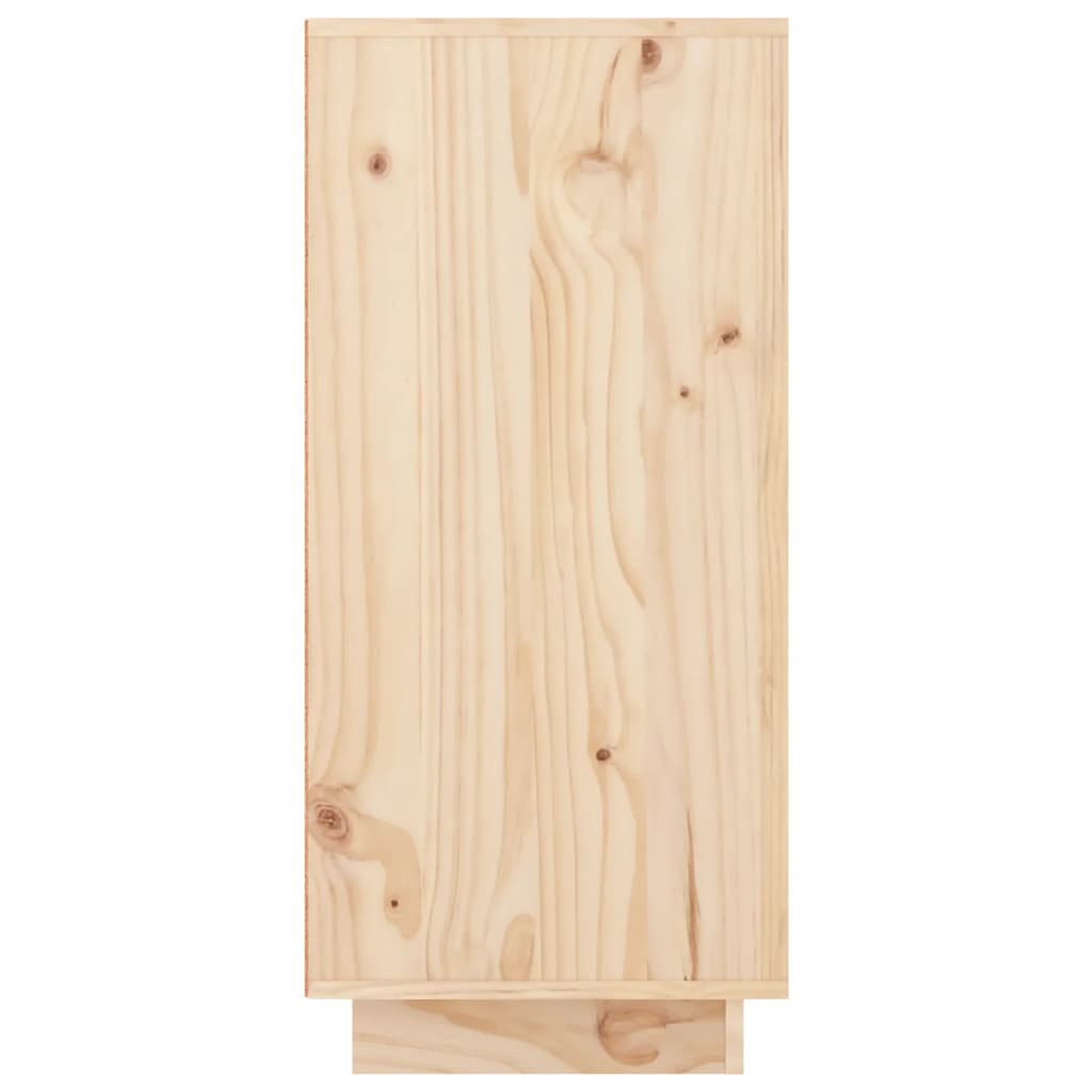 Kommode Sideboard Massivholz Kiefer Highboard 2 Türen & 3 Schubladen 111x34x75cm - Bild 10 von 43