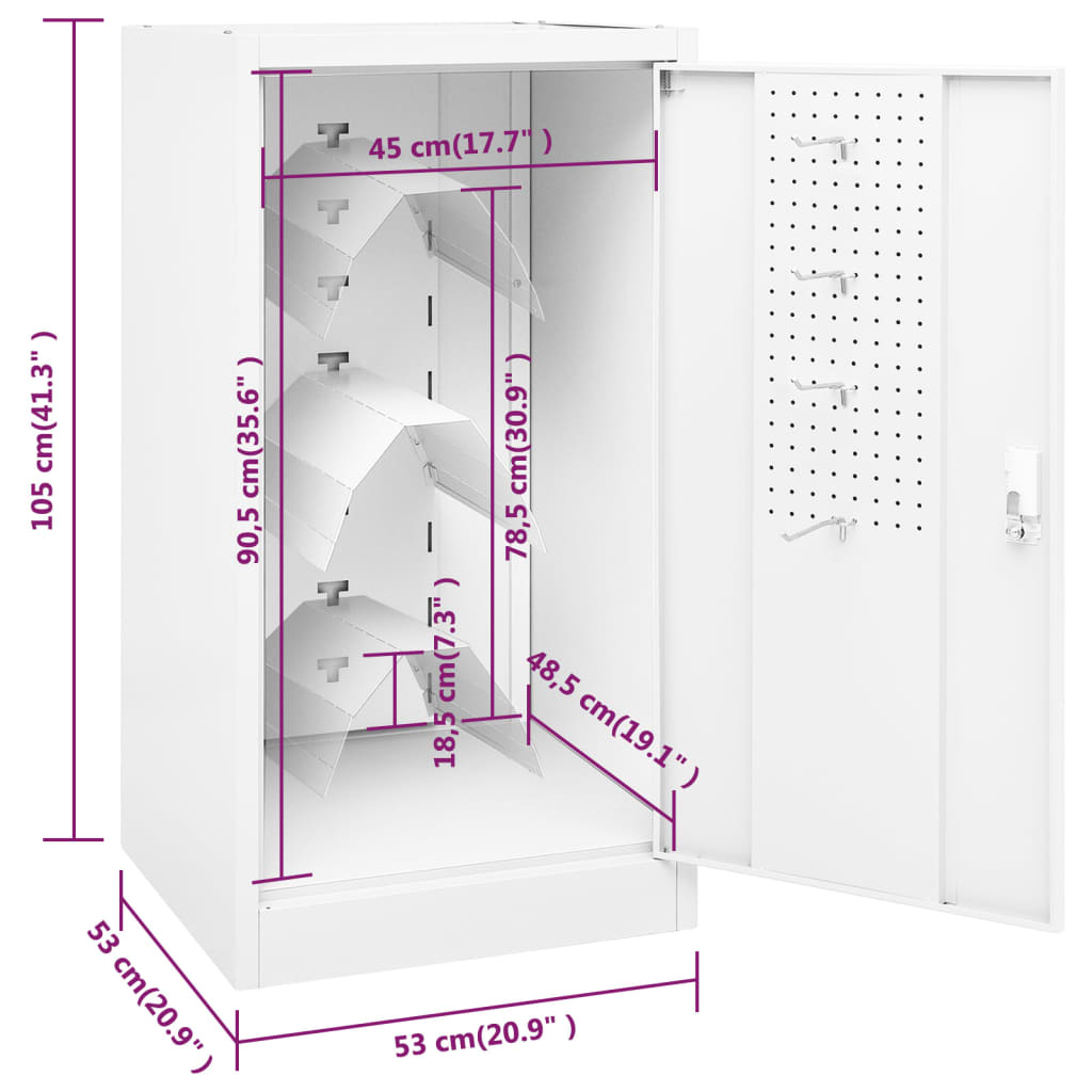 Saddle Tack Locker Storage Steel Cupboard Sports Equipment Rack