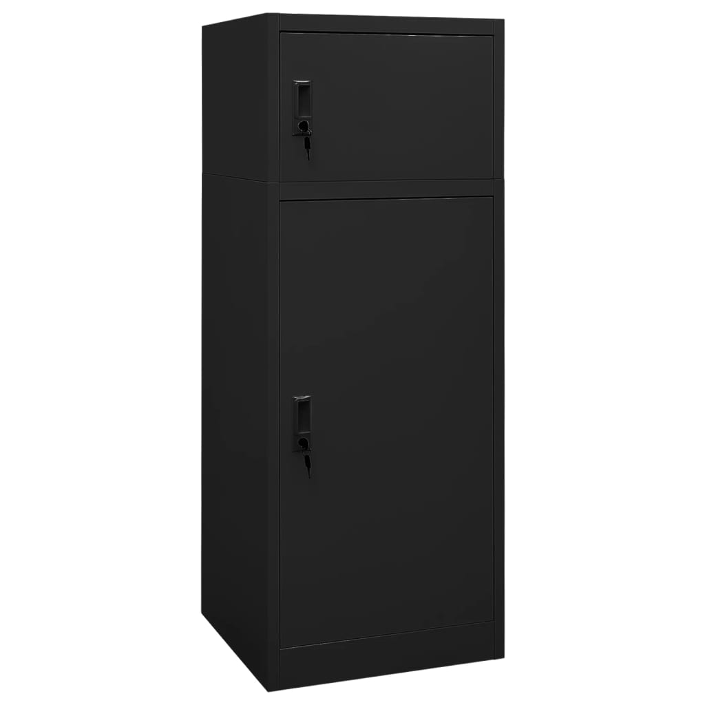 Gecheer Saddle Storage Cabinet - Steel Tack Locker With Adjustable Rack, Light Grey, 53x53x105cm