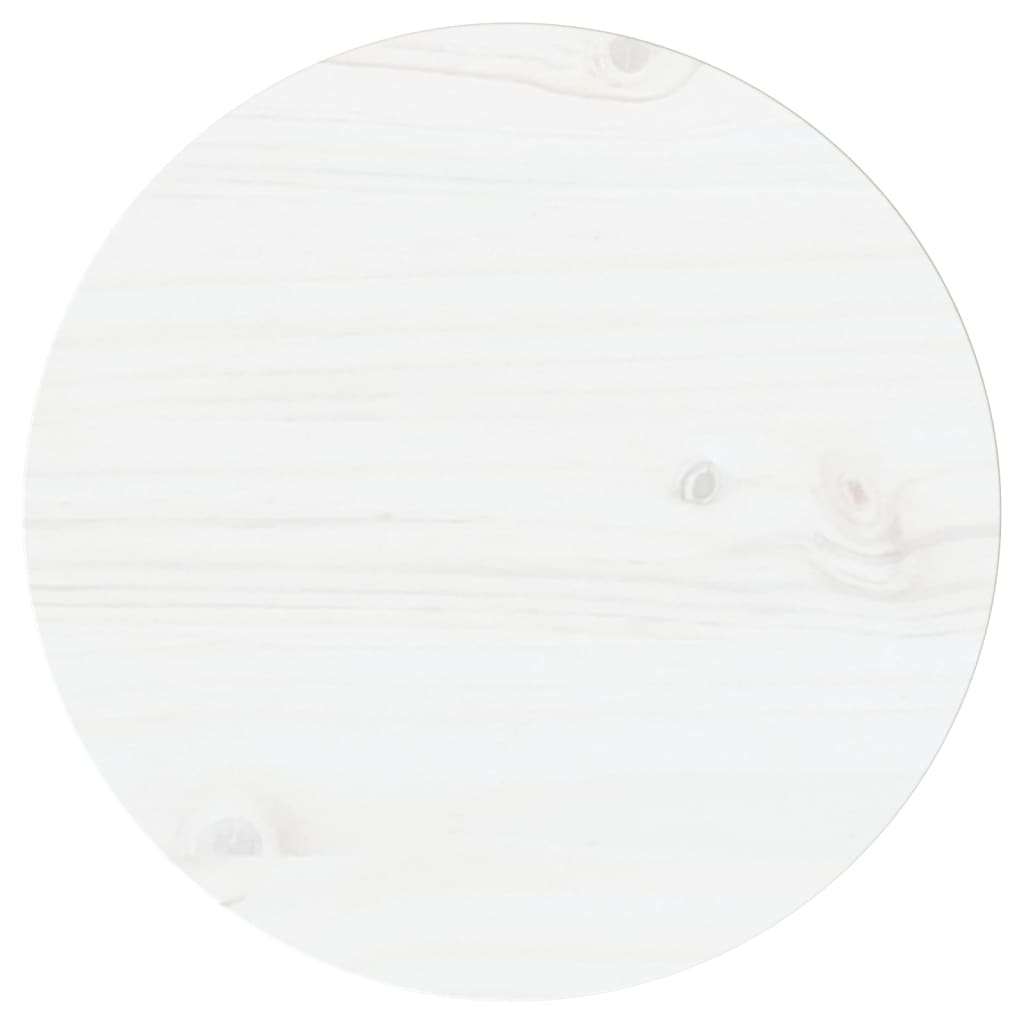 2.5cm Round Table Top Solid Wood Pine Replacement for Dining Coffee Carden Table