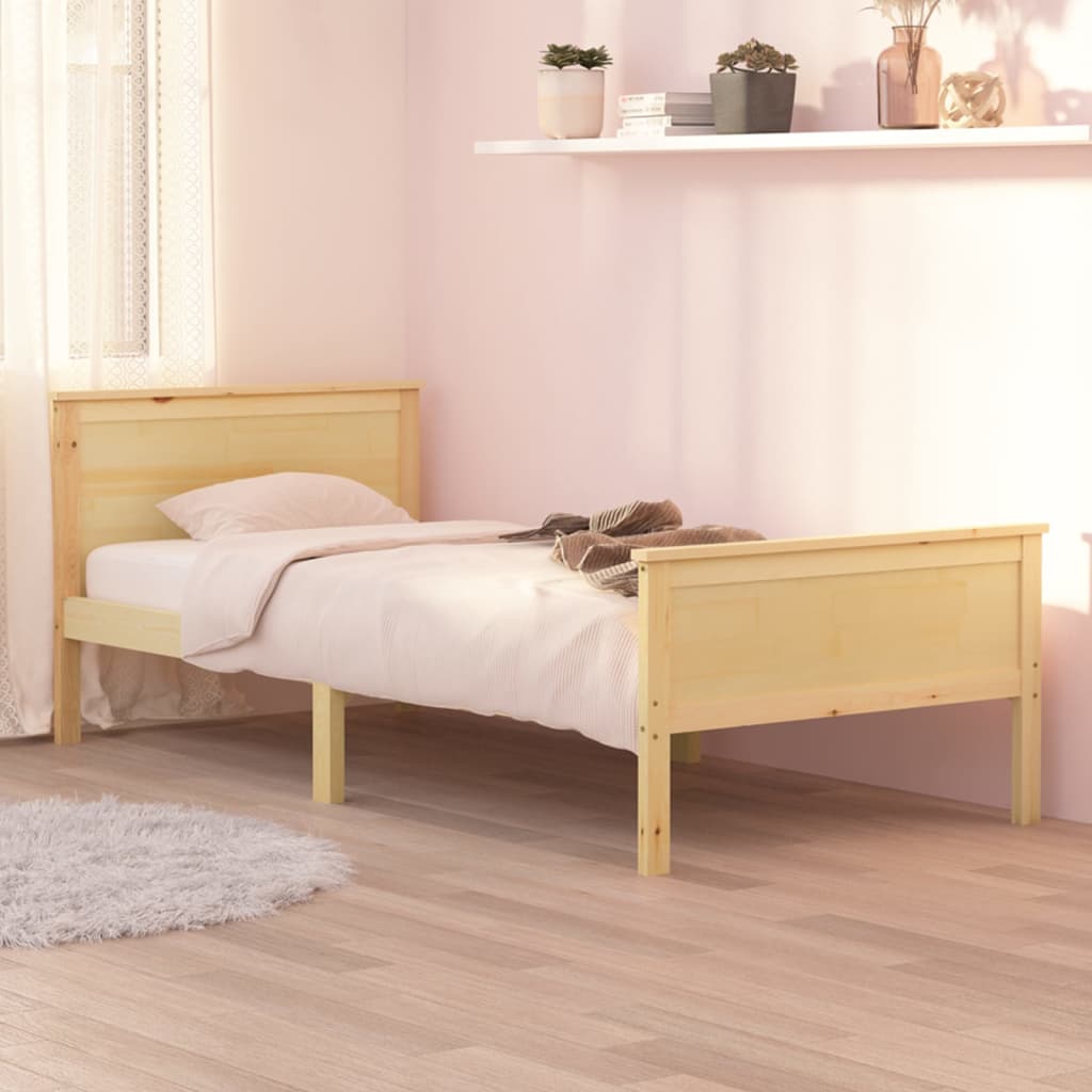 Massivholzbett Bettrahmen Holzbett Einzelbett Doppelbett Singlebett Holz Bett