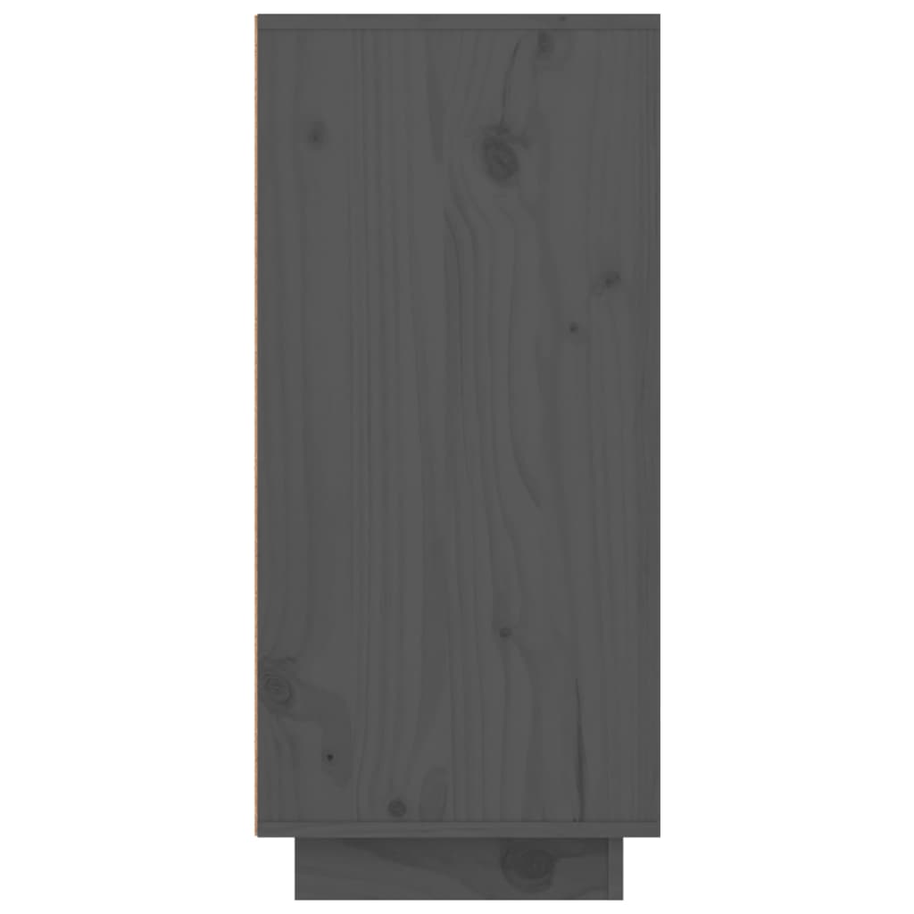 Kommode Sideboard Massivholz Kiefer Highboard 2 Türen & 3 Schubladen 111x34x75cm - Bild 27 von 43