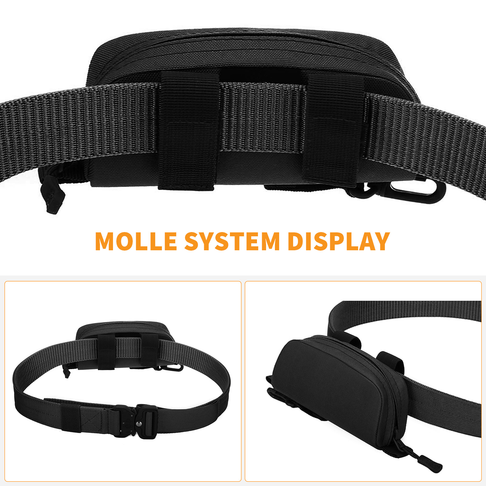 Military Tactical Molle Pouch Multi Purpose Utility Bag Outdoor EDC Waist Pack - Picture 57 of 95