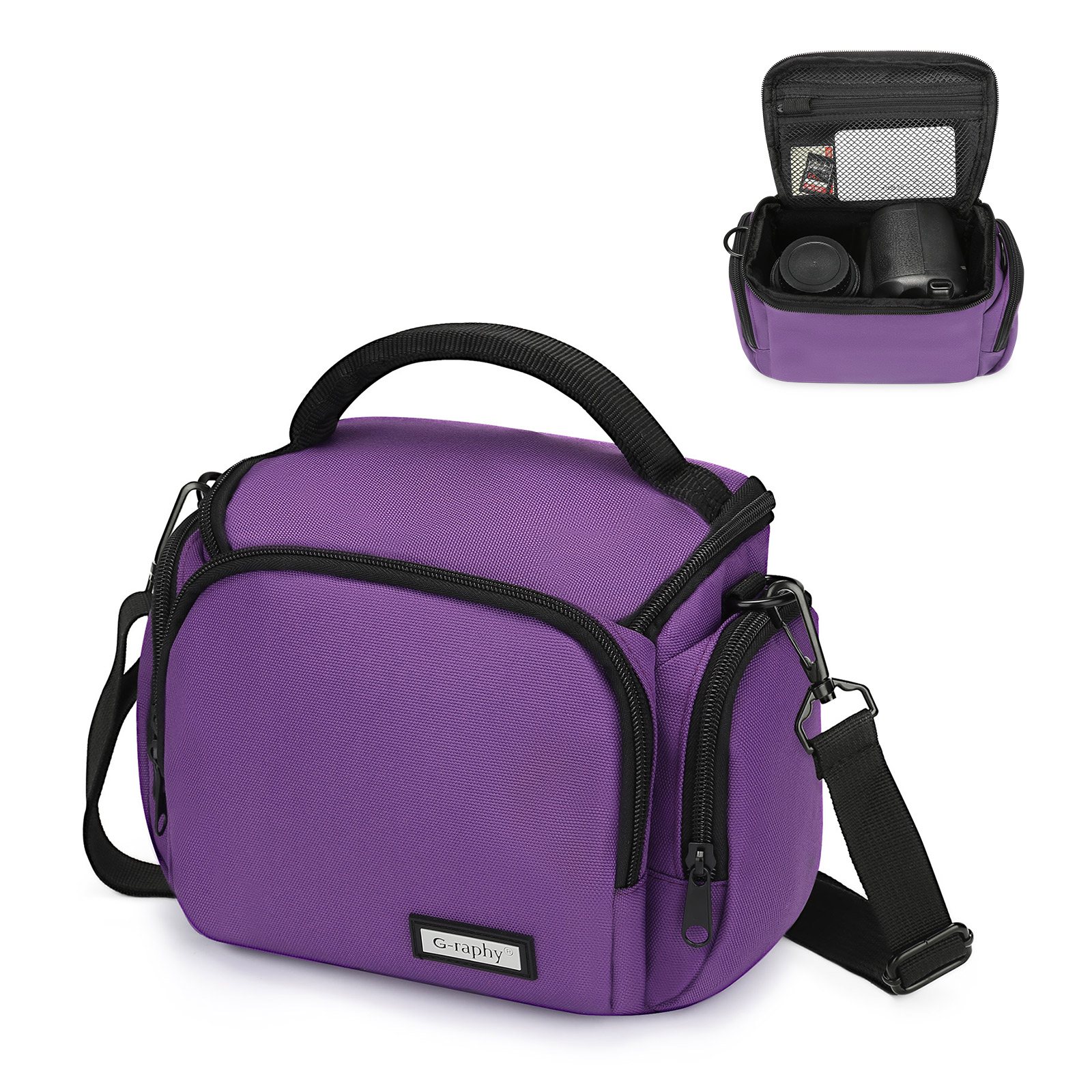 Camera Bag Case DSLR SLR Single Shoulder Bag for Canon Nikon Sony Panasonic US - Picture 34 of 53