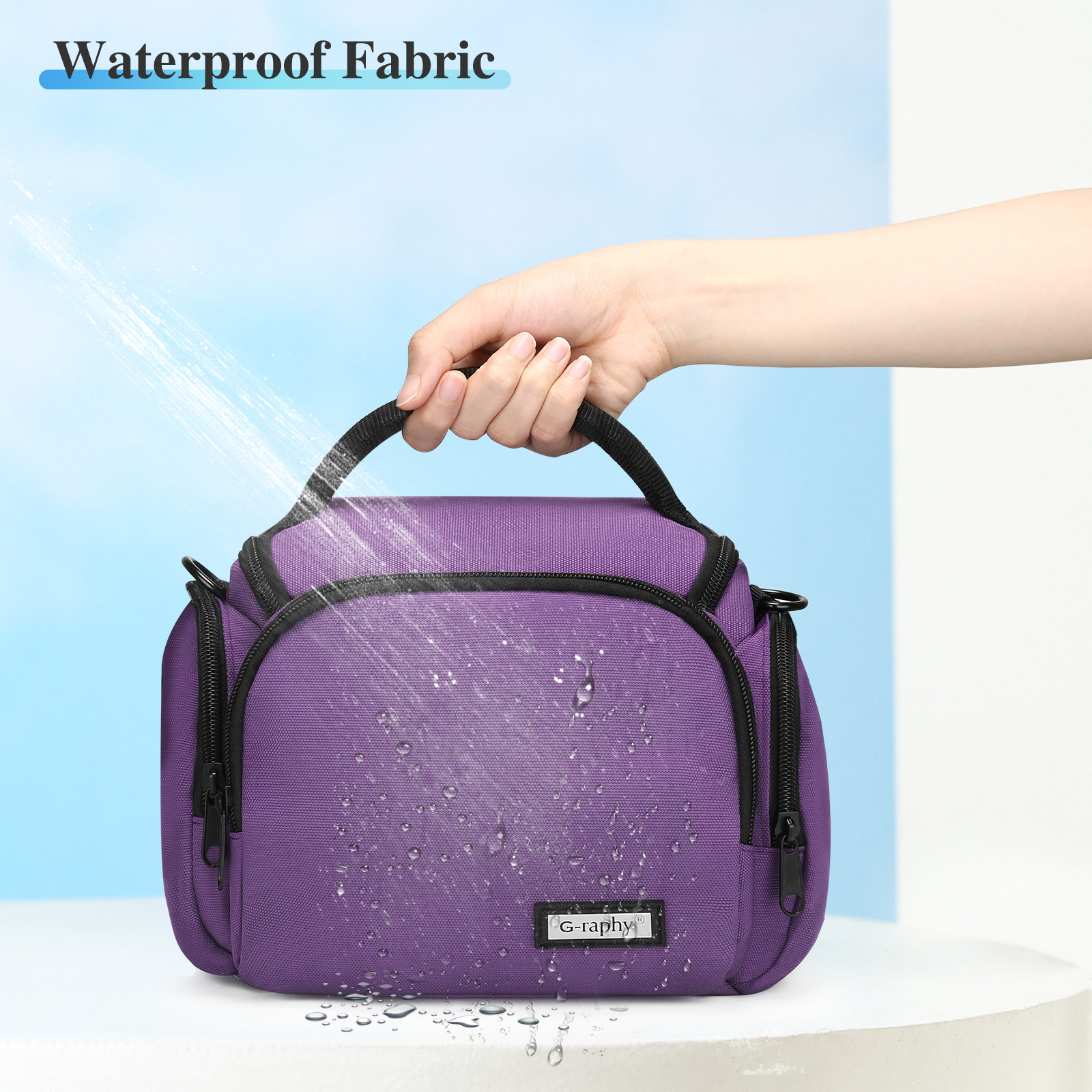 Camera Bag Case DSLR SLR Single Shoulder Bag for Canon Nikon Sony Panasonic US - Picture 40 of 53