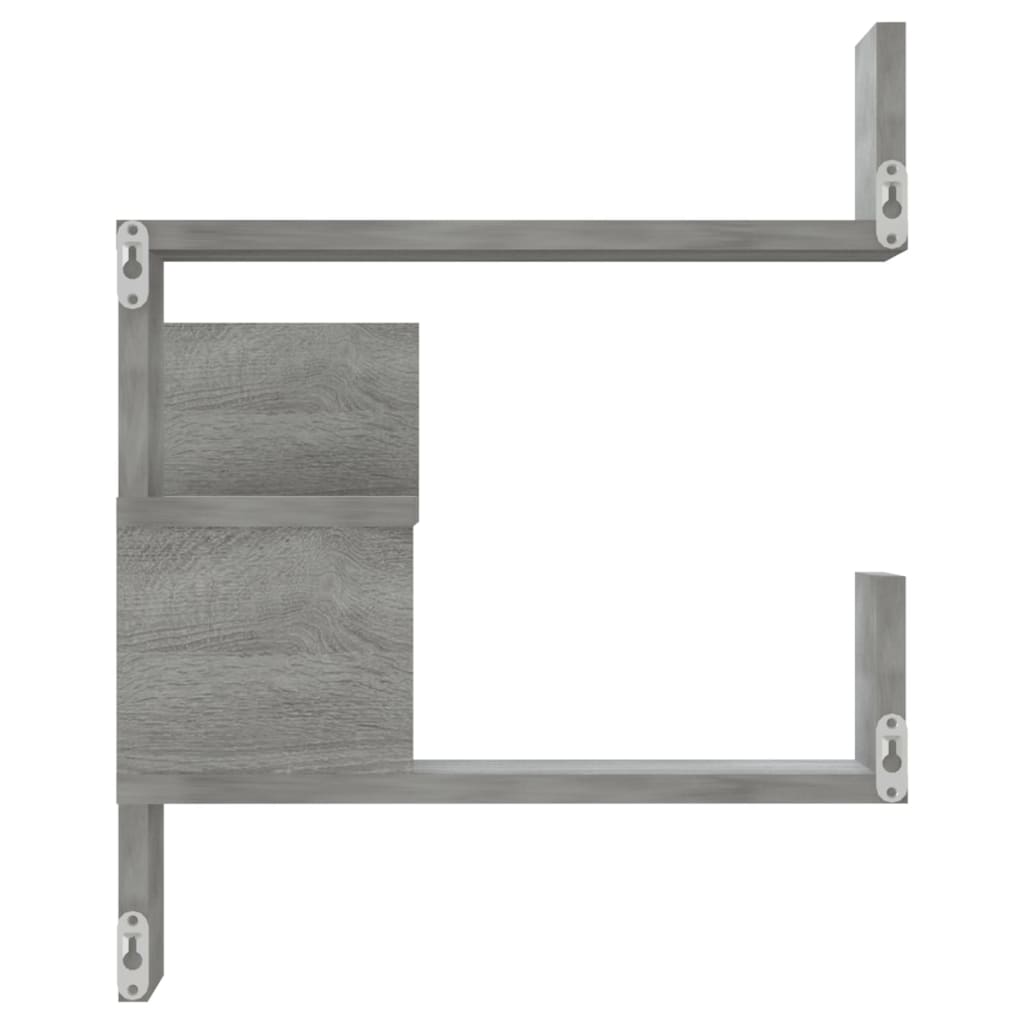 Wand Eckregal Bücherregal Wandregal Hängeregal Regal Holzwerkstoff 40x40x50 cm - Bild 26 von 71
