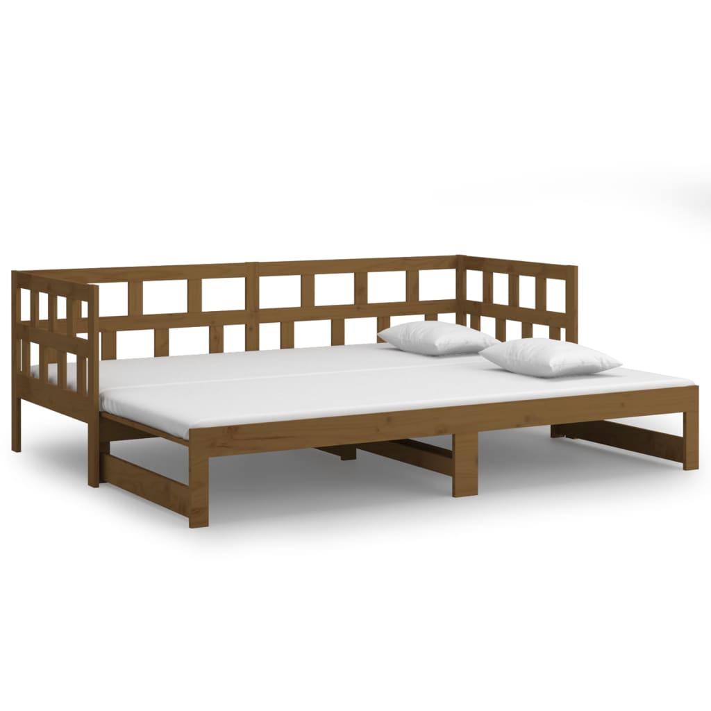 Tagesbett Ausziehbar Massivholz Kiefer Sofabett Schlafsofa Sofa mehrere Auswahl - Bild 36 von 56