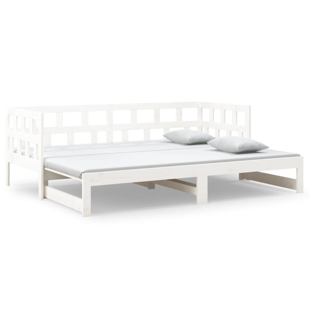 Tagesbett Ausziehbar Massivholz Kiefer Sofabett Schlafsofa Sofa mehrere Auswahl - Bild 14 von 56