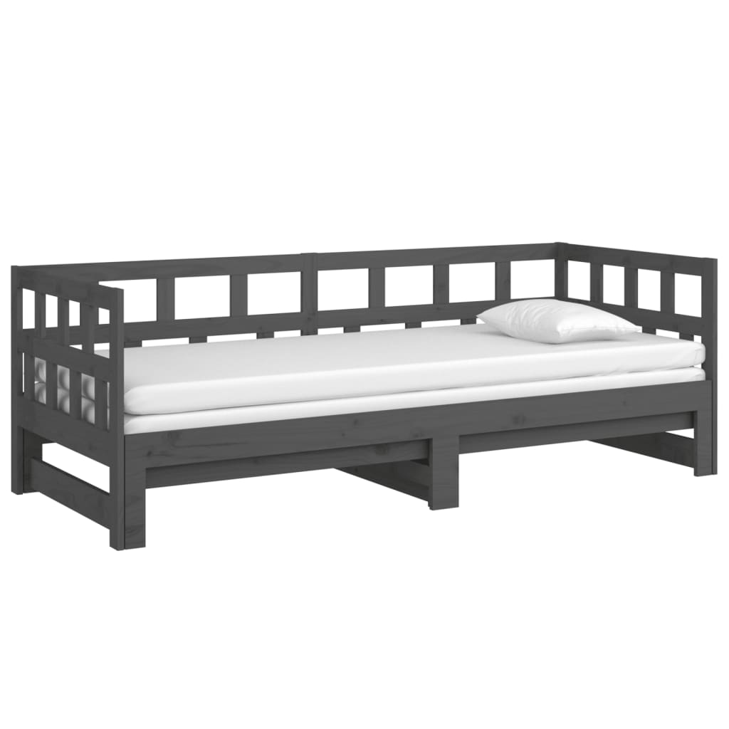 Tagesbett Ausziehbar Massivholz Kiefer Sofabett Schlafsofa Sofa mehrere Auswahl - Bild 30 von 56