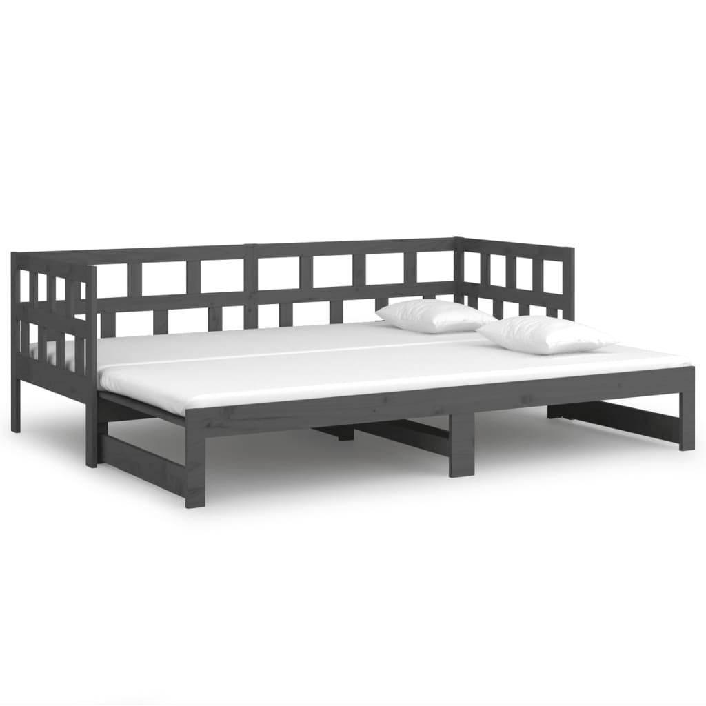 Tagesbett Ausziehbar Massivholz Kiefer Sofabett Schlafsofa Sofa mehrere Auswahl - Bild 25 von 56