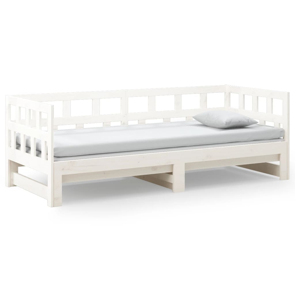 Tagesbett Ausziehbar Massivholz Kiefer Sofabett Schlafsofa Sofa mehrere Auswahl - Bild 18 von 56