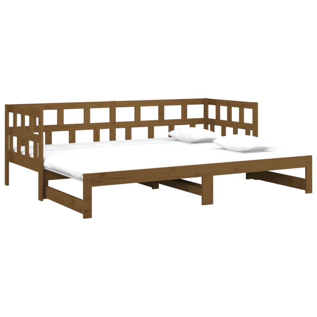 Tagesbett Ausziehbar Massivholz Kiefer Sofabett Schlafsofa Sofa mehrere Auswahl - Bild 37 von 56