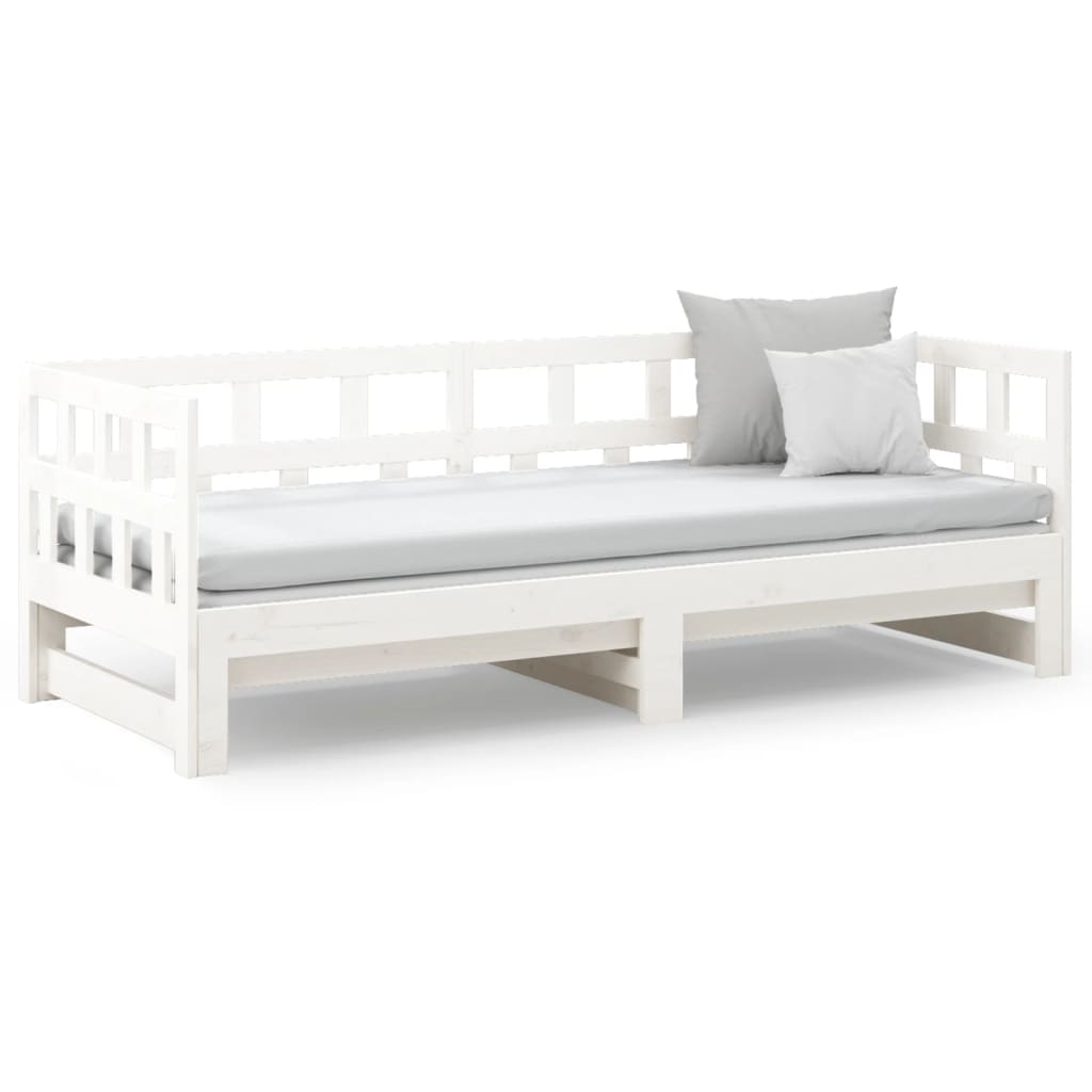 Tagesbett Ausziehbar Massivholz Kiefer Sofabett Schlafsofa Sofa mehrere Auswahl - Bild 17 von 56