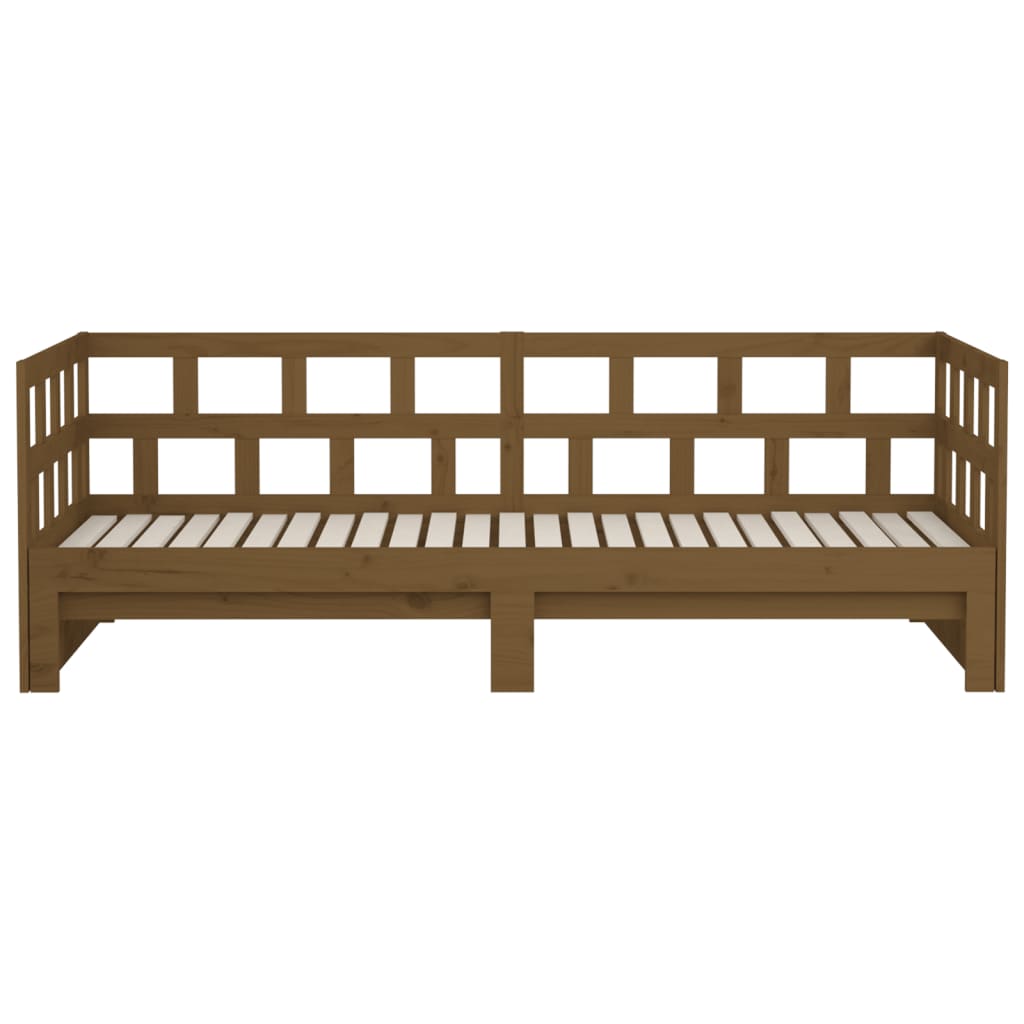 Tagesbett Ausziehbar Massivholz Kiefer Sofabett Schlafsofa Sofa mehrere Auswahl - Bild 43 von 56