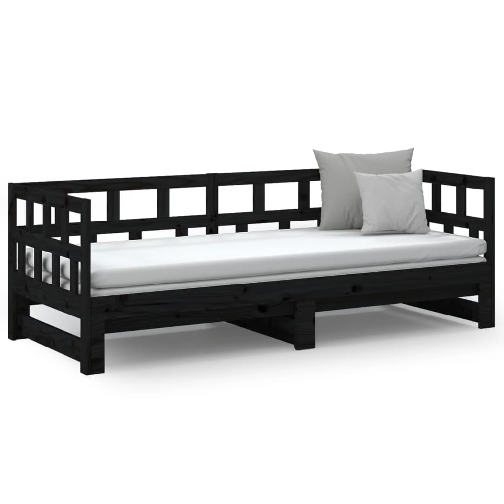Tagesbett Ausziehbar Massivholz Kiefer Sofabett Schlafsofa Sofa mehrere Auswahl - Bild 50 von 56