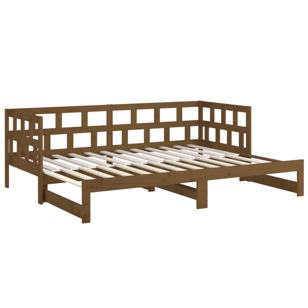 Tagesbett Ausziehbar Massivholz Kiefer Sofabett Schlafsofa Sofa mehrere Auswahl - Bild 42 von 56