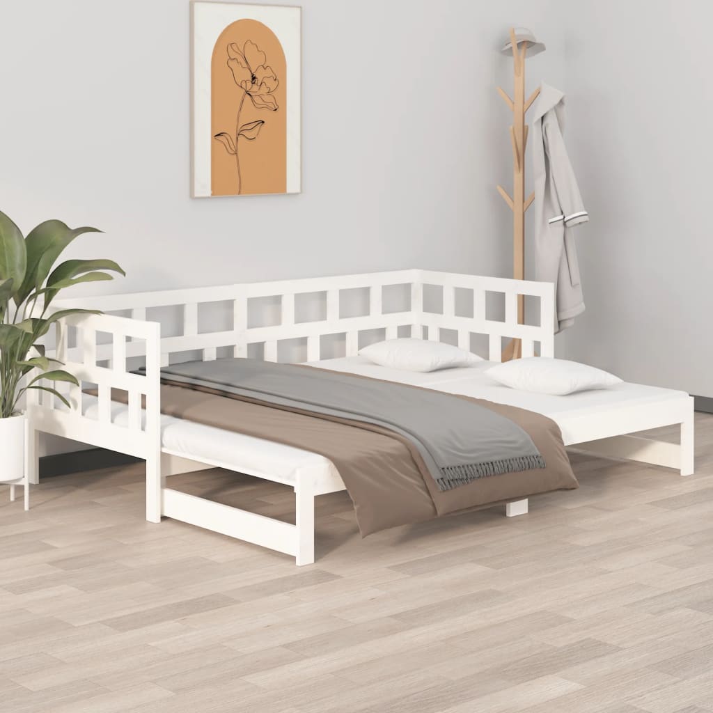 Tagesbett Ausziehbar Massivholz Kiefer Sofabett Schlafsofa Sofa mehrere Auswahl - Bild 13 von 56