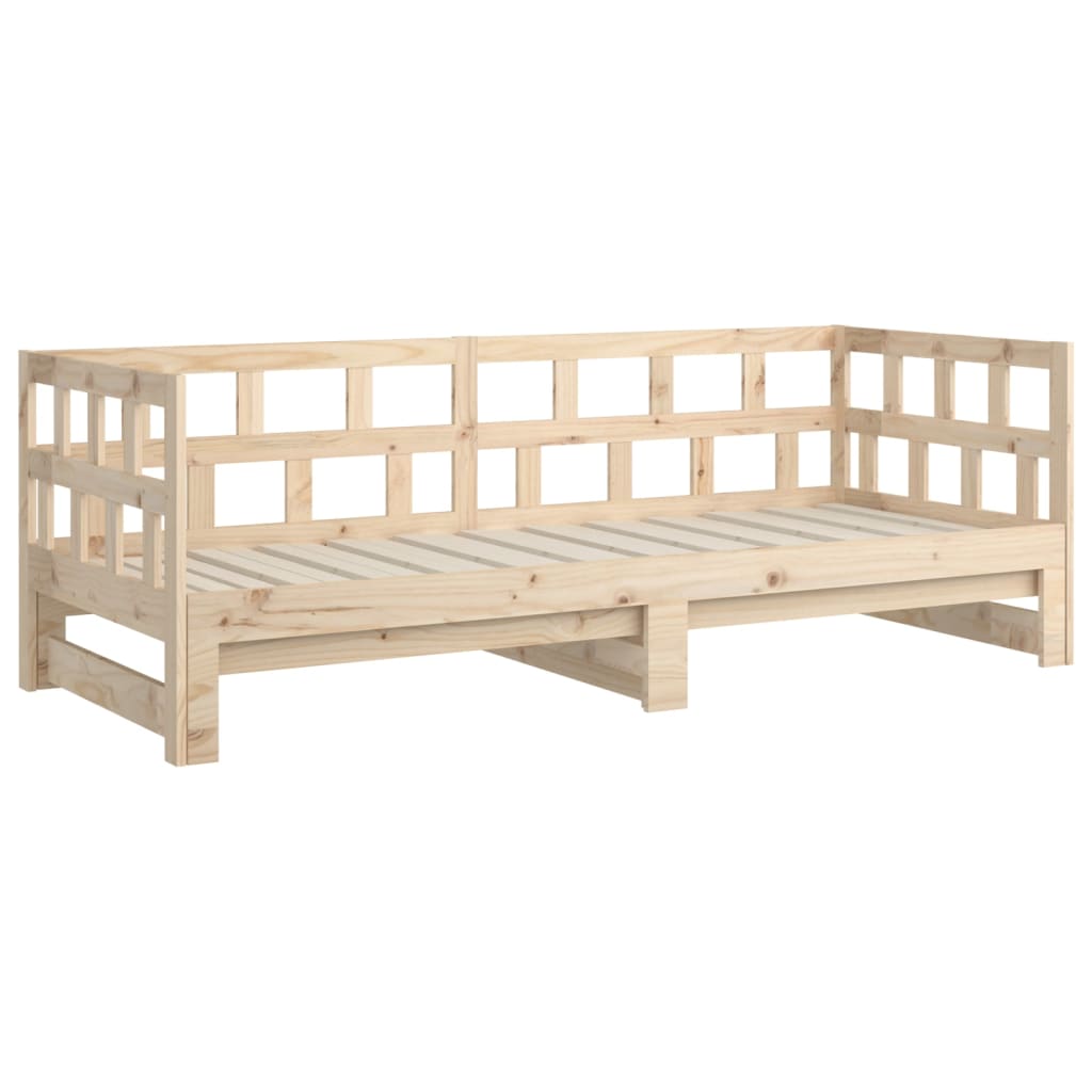Tagesbett Ausziehbar Massivholz Kiefer Sofabett Schlafsofa Sofa mehrere Auswahl - Bild 11 von 56