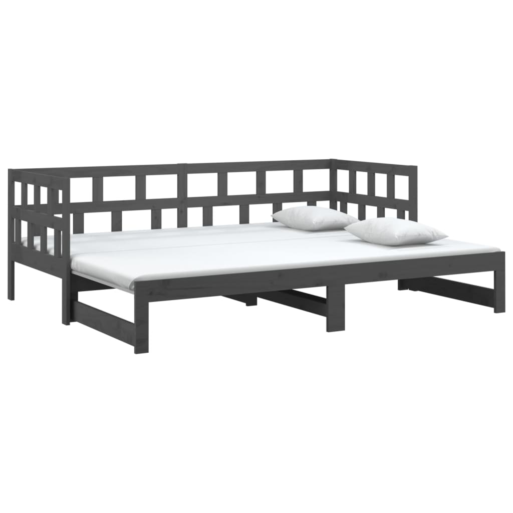 Tagesbett Ausziehbar Massivholz Kiefer Sofabett Schlafsofa Sofa mehrere Auswahl - Bild 26 von 56