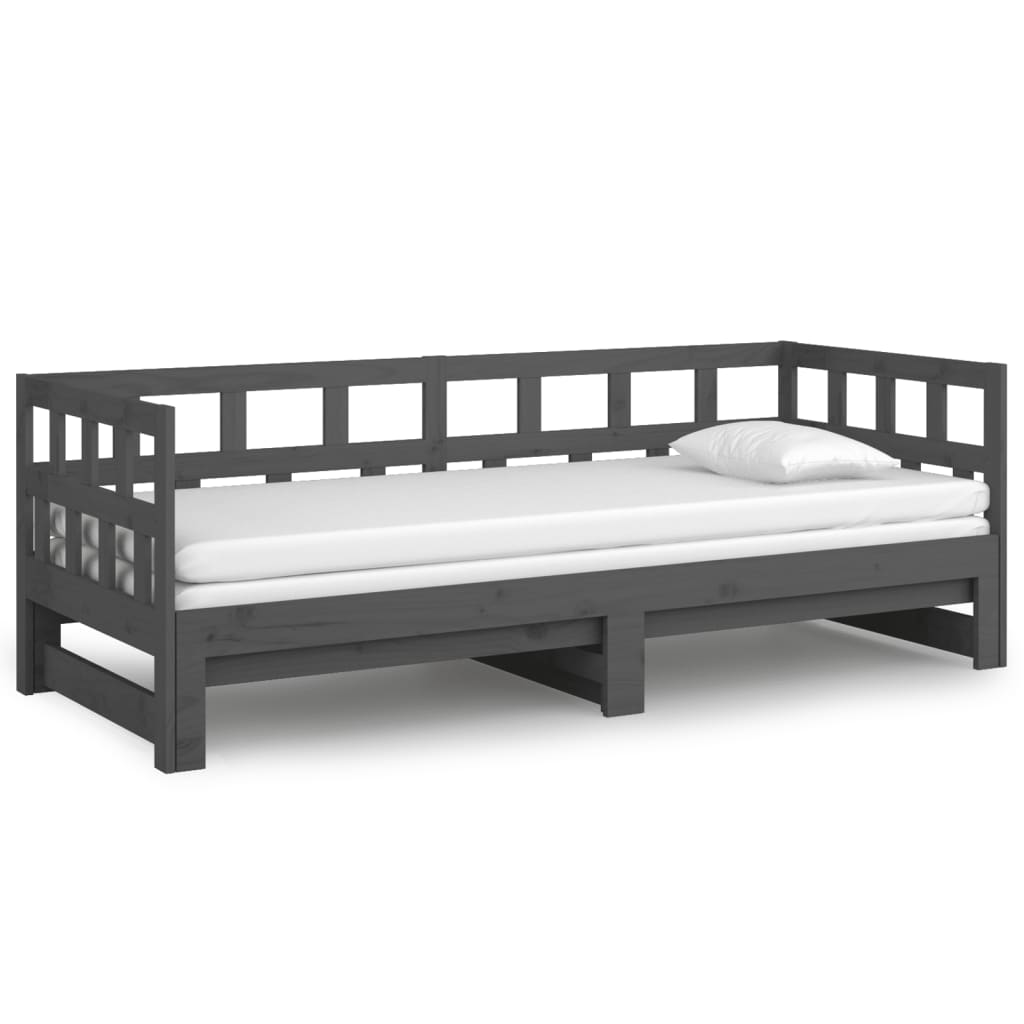 Tagesbett Ausziehbar Massivholz Kiefer Sofabett Schlafsofa Sofa mehrere Auswahl - Bild 29 von 56