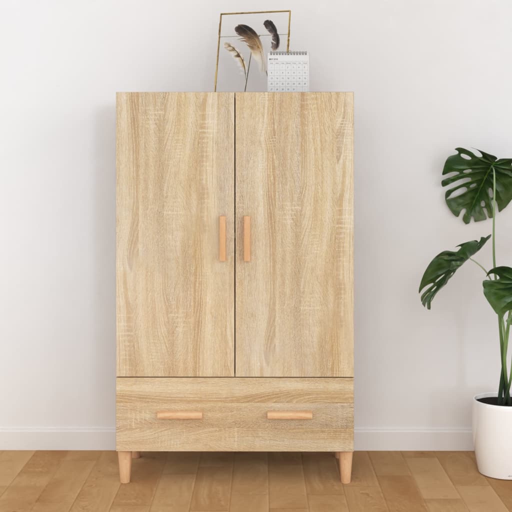 Highboard Wandschrank Sideboard Kommode Anrichte 70x31x115 cm Holzwerkstoff - Bild 15 von 22