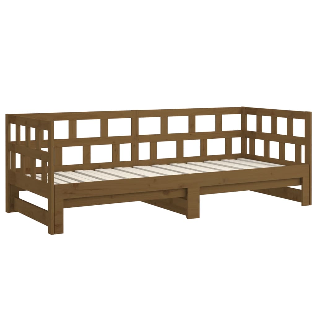Tagesbett Ausziehbar Massivholz Kiefer Sofabett Schlafsofa Sofa mehrere Auswahl - Bild 44 von 56