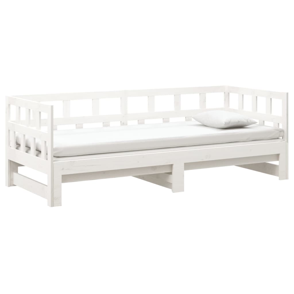 Tagesbett Ausziehbar Massivholz Kiefer Sofabett Schlafsofa Sofa mehrere Auswahl - Bild 19 von 56