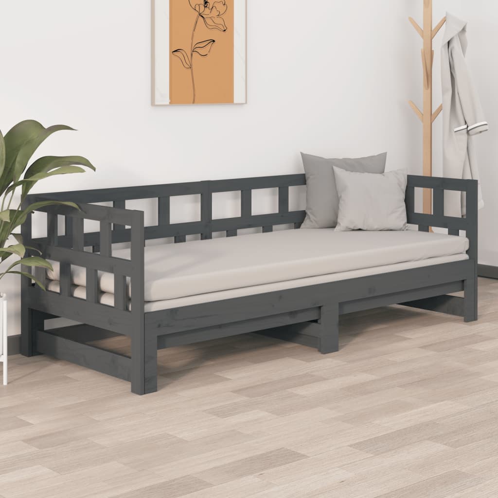 Tagesbett Ausziehbar Massivholz Kiefer Sofabett Schlafsofa Sofa mehrere Auswahl - Bild 27 von 56