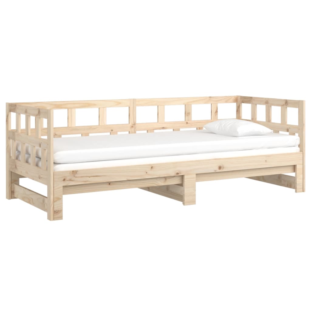 Tagesbett Ausziehbar Massivholz Kiefer Sofabett Schlafsofa Sofa mehrere Auswahl - Bild 8 von 56
