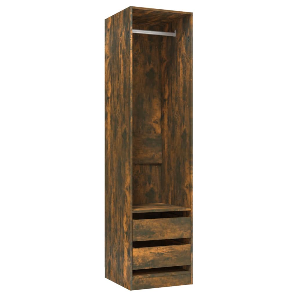 Kleiderschrank mit 2 Schubladen Offen Garderoben Schrank (30-100)x80x200cm - Bild 51 von 103