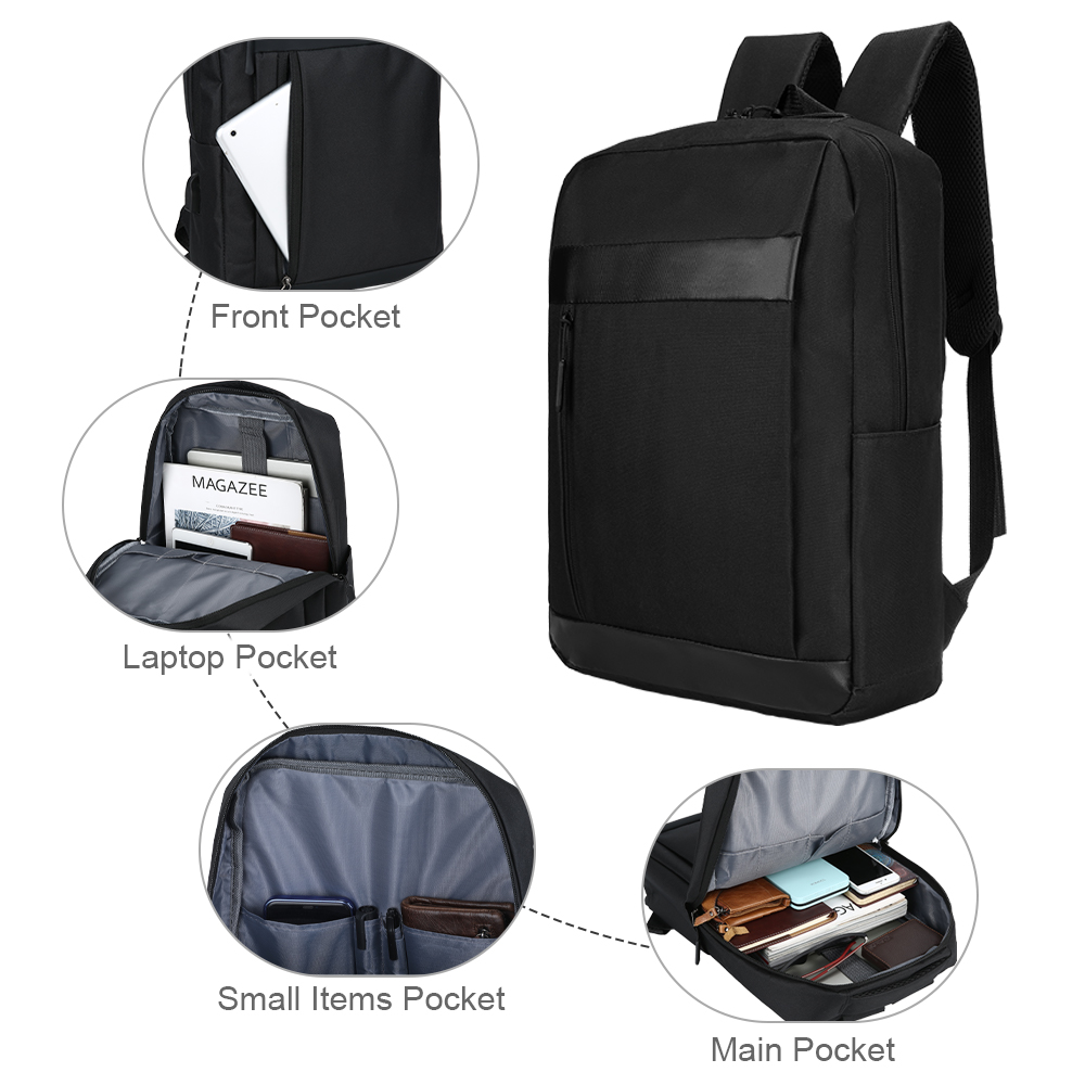 15.6" 17.3" Mens Large Backpack Business School Bag Waterproof Sport Laptop Bags - Picture 26 of 101