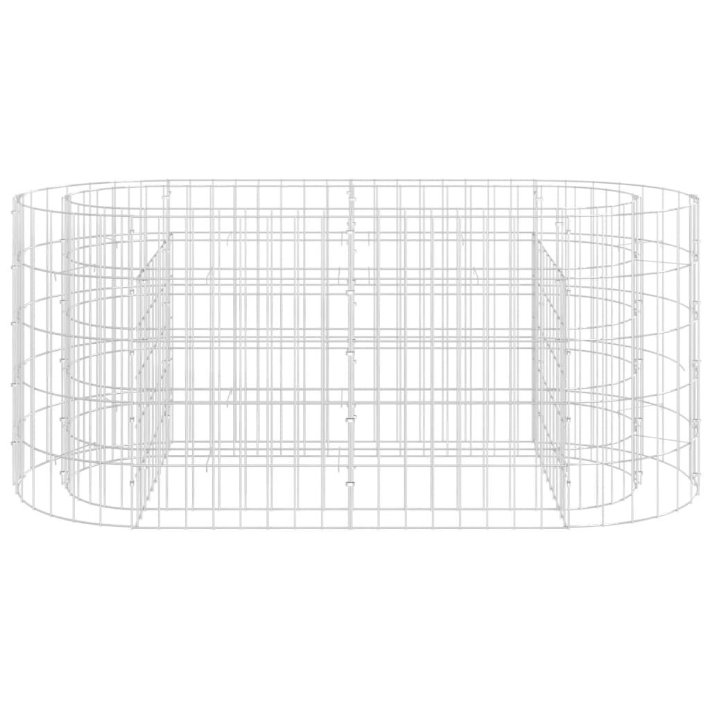 Gabionen-Hochbeet Steingabionen Steinkorb Zaun Mauer Gitter Verzinktes Eisen - Bild 14 von 46