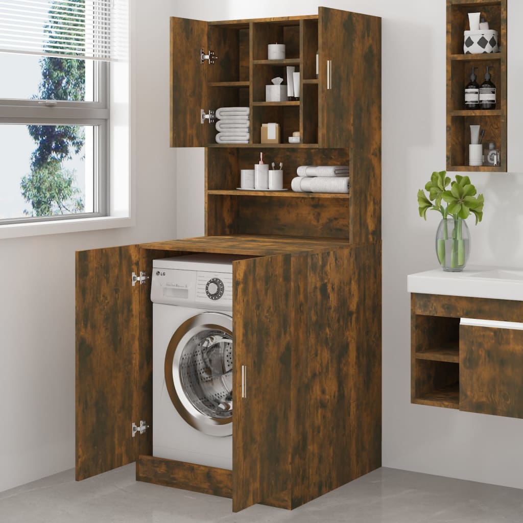 Waschmaschinenschrank Waschmaschinenregal Waschmaschinenregal Badschrank Schrank - Bild 103 von 153