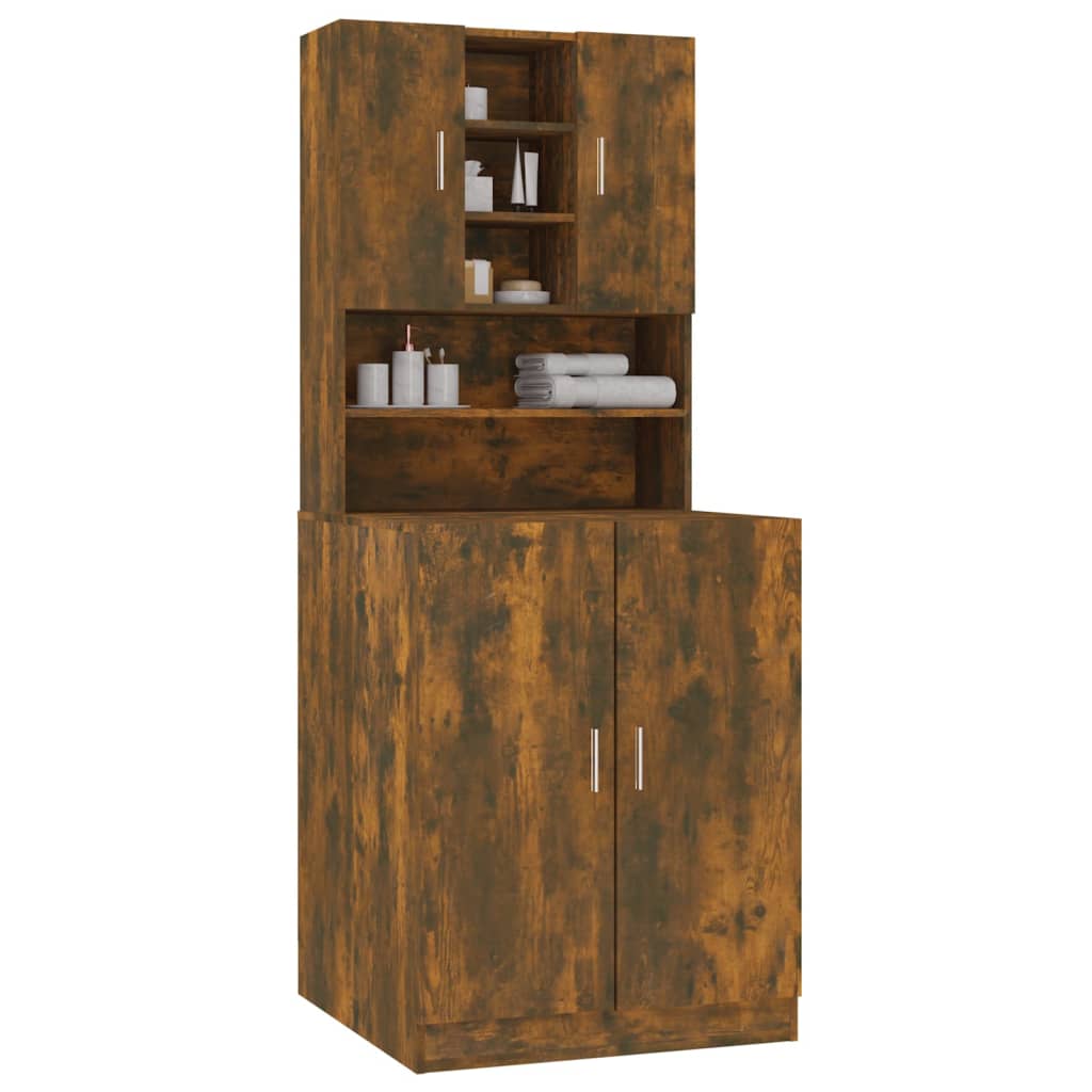 Waschmaschinenschrank Waschmaschinenregal Waschmaschinenregal Badschrank Schrank - Bild 105 von 153