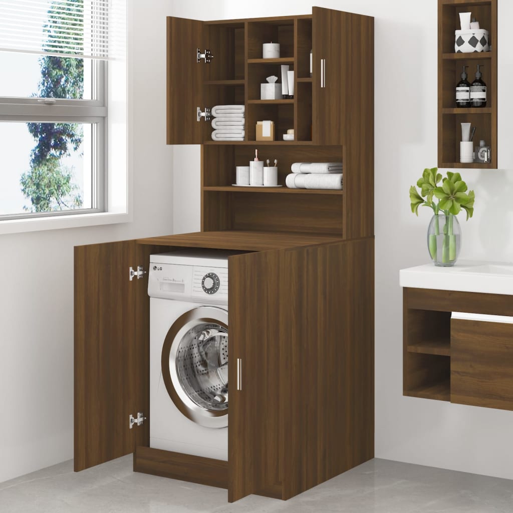 Waschmaschinenschrank Waschmaschinenregal Waschmaschinenregal Badschrank Schrank - Bild 123 von 153