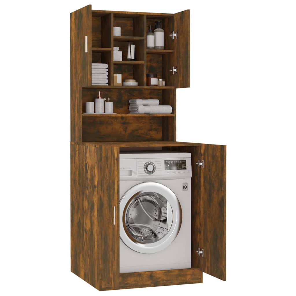 Waschmaschinenschrank Waschmaschinenregal Waschmaschinenregal Badschrank Schrank - Bild 104 von 153