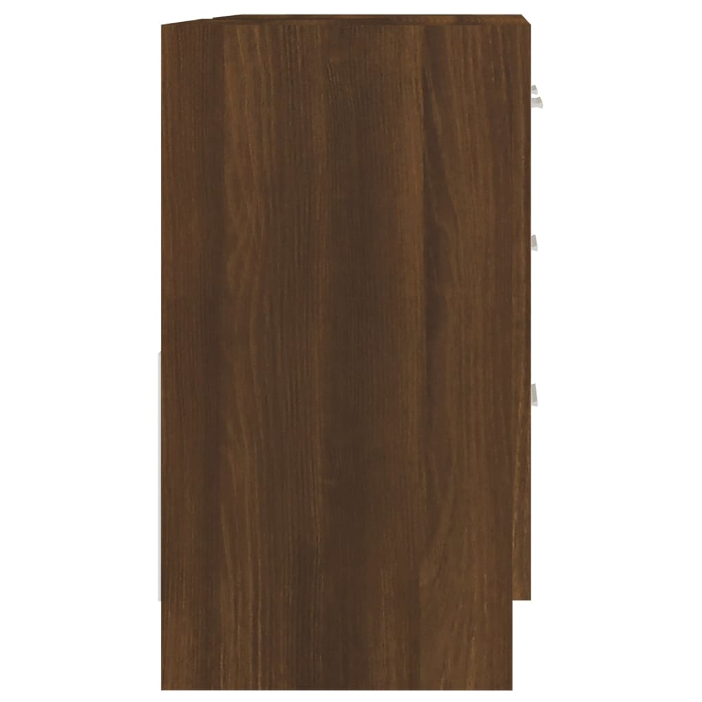 Waschbeckenunterschrank Badezimmerschrank Waschtisch Unterschrank Badschrank - Bild 92 von 97