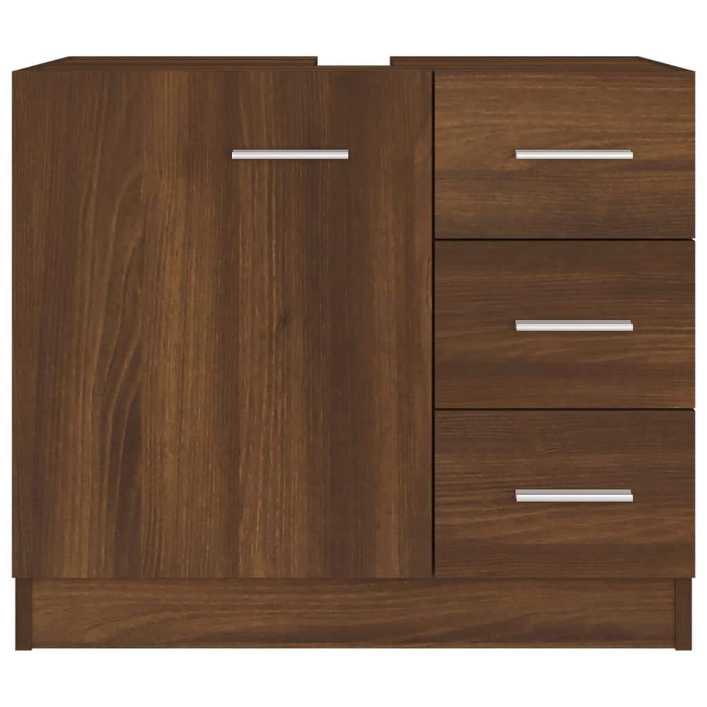 Waschbeckenunterschrank Badezimmerschrank Waschtisch Unterschrank Badschrank - Bild 91 von 97